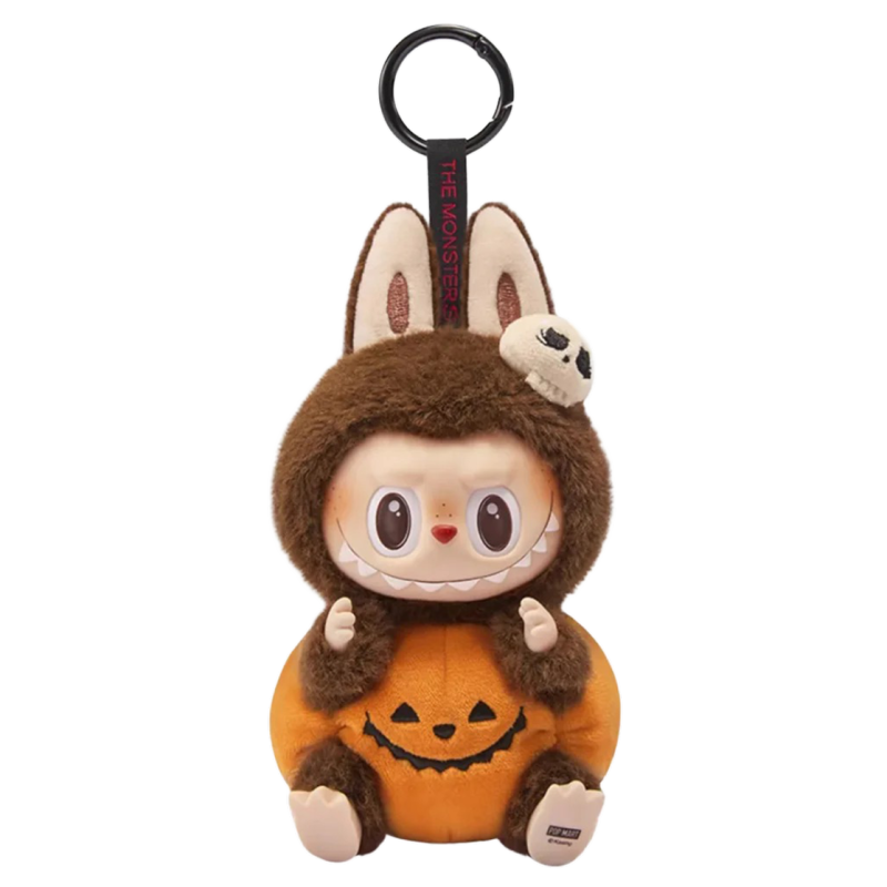 THE MONSTERS Happy Halloween Party Series - Sitting Pumpkin Vinyl Plush Pendant