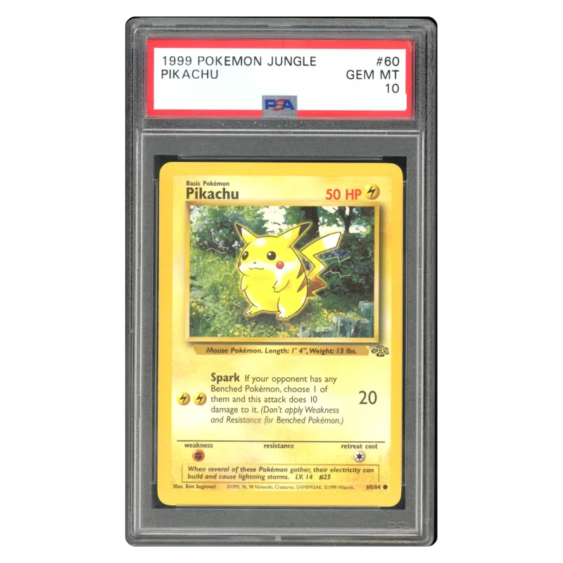 1999 Pikachu #60/64 Jungle Set PSA 10