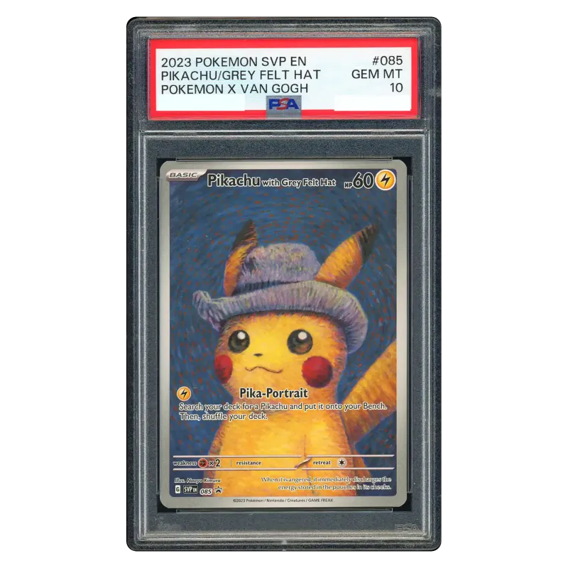 2023 Pikachu with Grey Felt Hat #085 SVP EN Promotional cards PROMO PSA 10