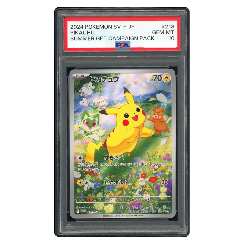 2024 Pikachu P #SV-P 218 Promo Card Pack PROMO PSA 10