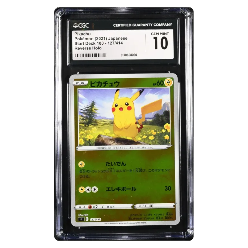 2021 Pikachu #127/414 Starter Decks 100 SI Reverse Holo