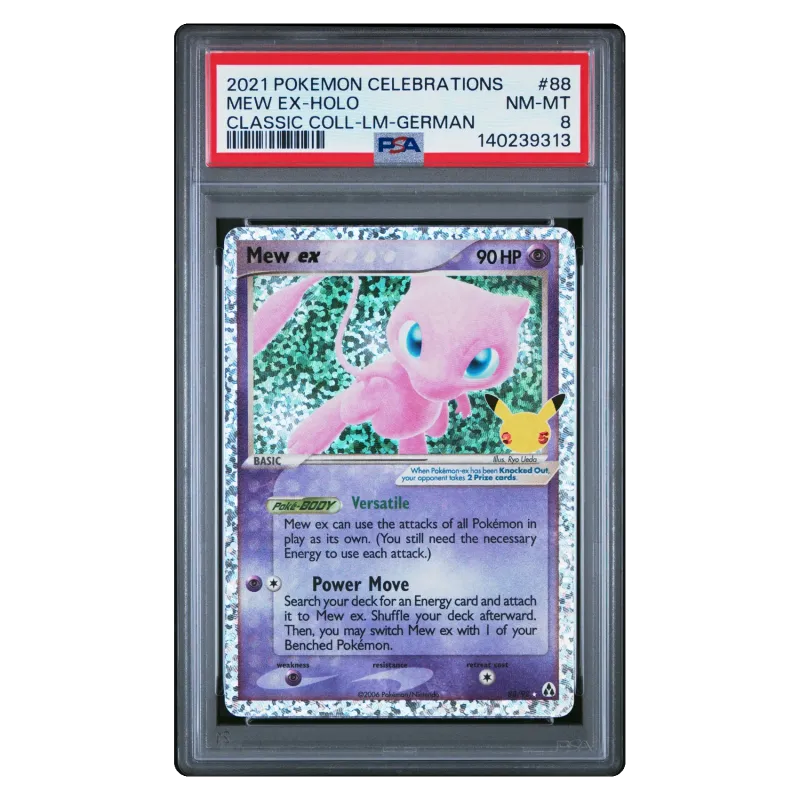 2021 MEW EX #88/97 CELEBRATIONS CLASSIC COLLECTION Holo