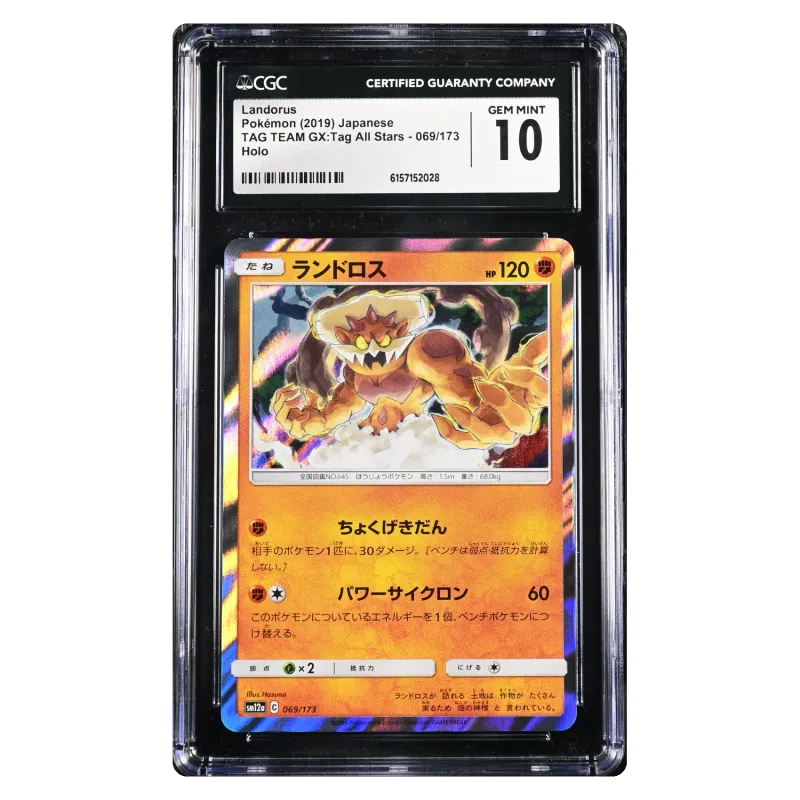2019 Landorus #069/173 TAG TEAM GX:Tag All Stars High Class Pack SM12A Holo