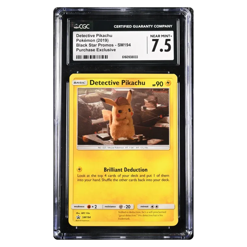 2019 Detective Pikachu #SM194 Black Star Promos Purchase Exclusive