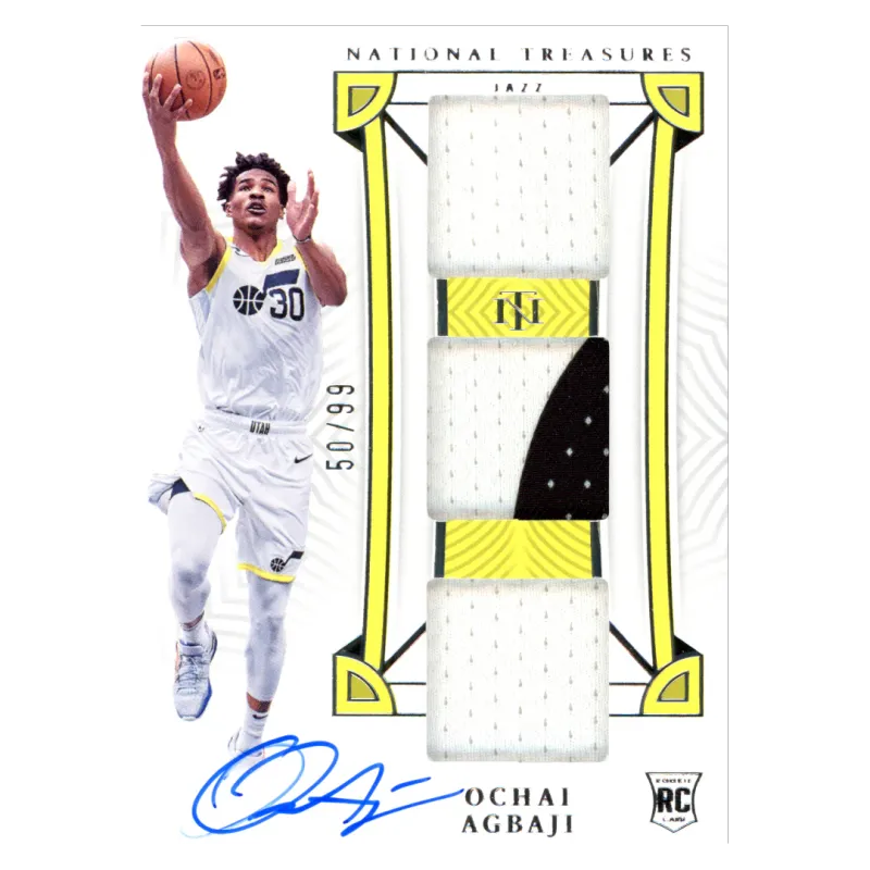 2022 Ochai Agbaji Auto /99 #RMT-OAG Panini National Treasures