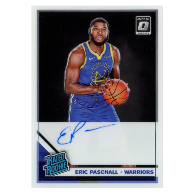 2019 Eric Paschall Auto #199 Panini Donruss Optic