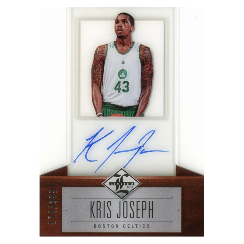 2012 Kris Joseph Auto /399 #244 Panini Limited