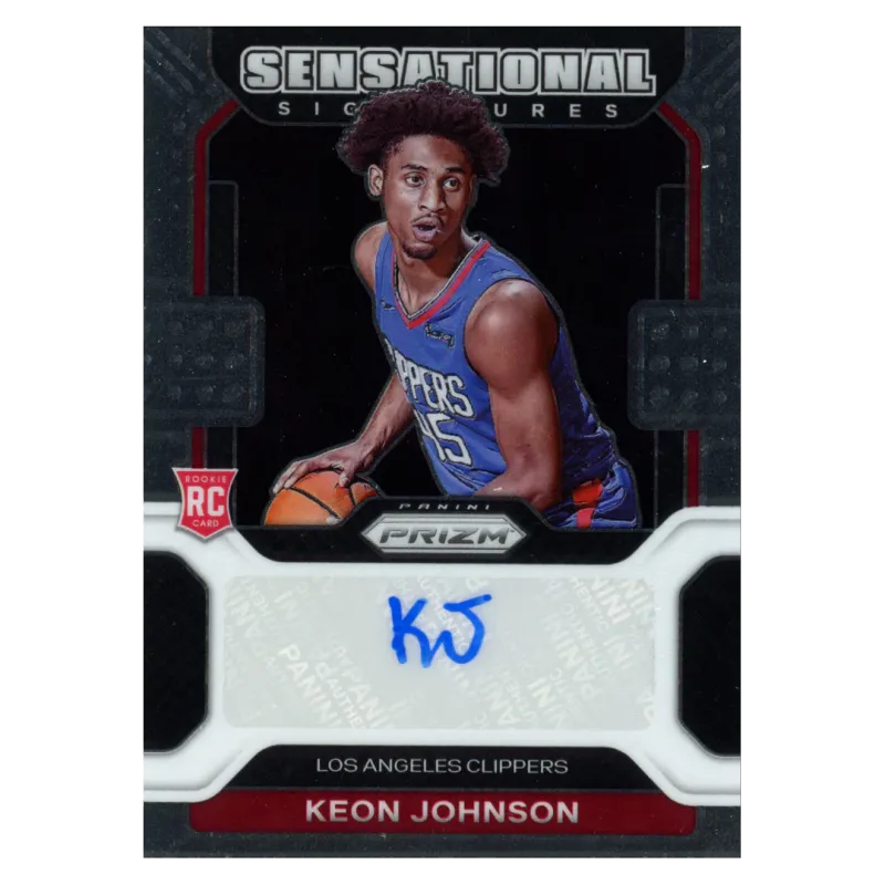 2021 Keon Johnson Auto #SS-KJO Panini Prizm