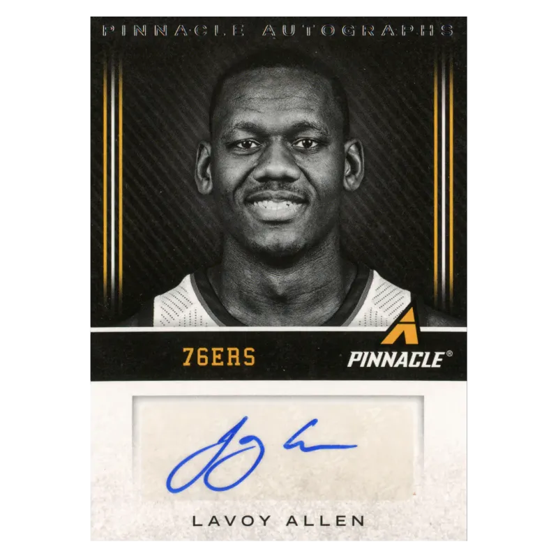 2013 Lavoy Allen Auto #127 Panini Pinnacle