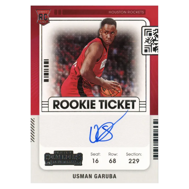2021 Usman Garuba Auto #123 Panini Contenders