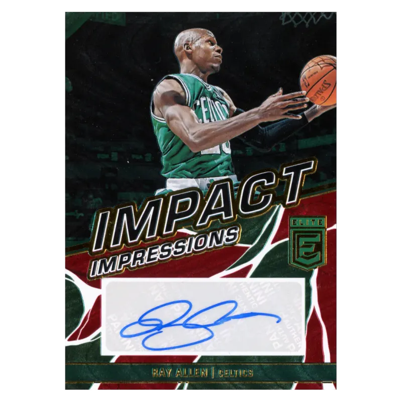 2022 Ray Allen Auto #II-RAY Panini Donruss