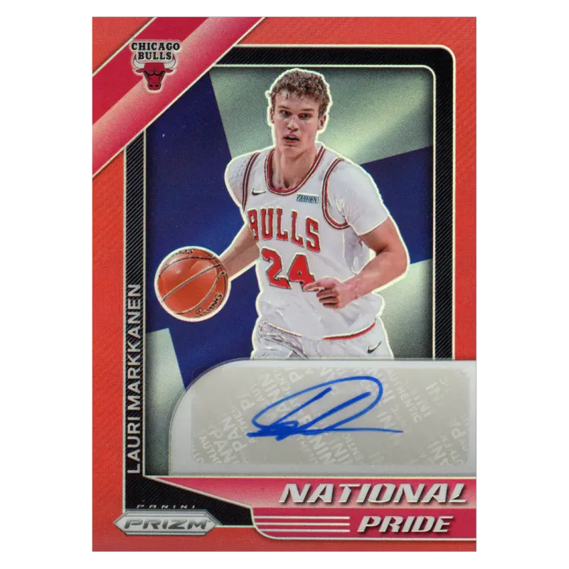 2020 Lauri Markkanen Auto #NPS-LMK Panini Prizm