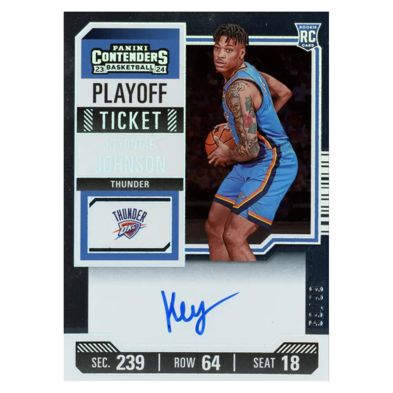 2023 Keyontae Johnson Auto /99 #138 Panini Contenders