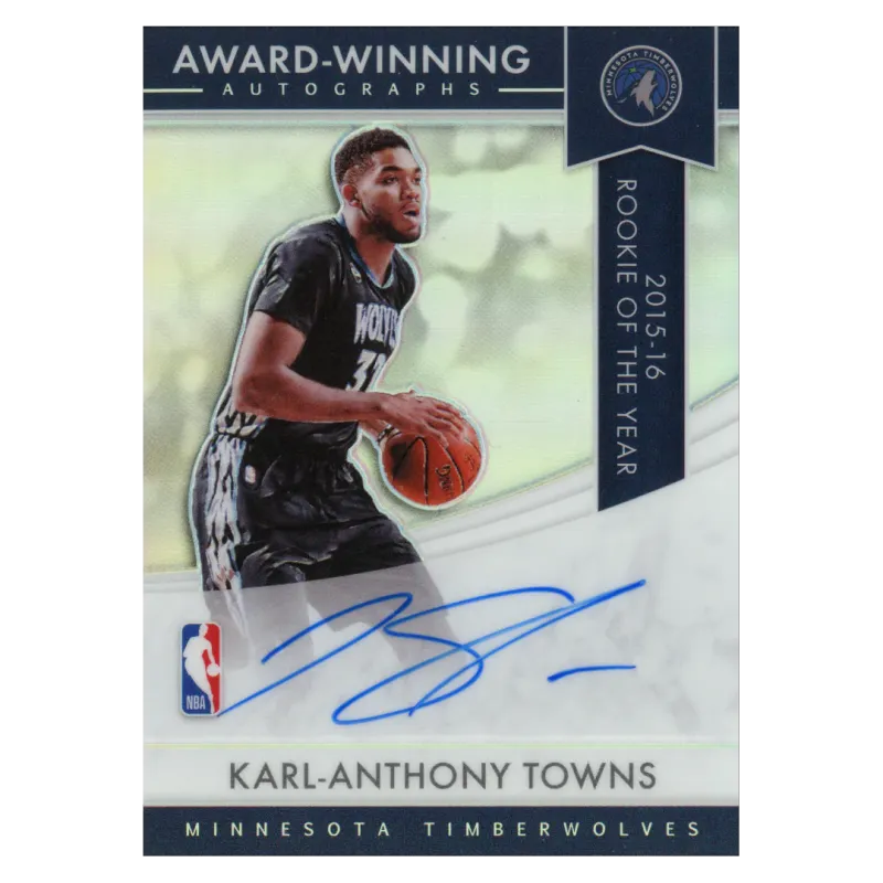 2021 Panini Impeccable Karl Anthony Towns Auto