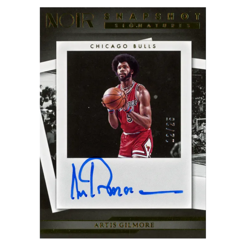 2022 Artis Gilmore Auto /25 #SNP-ARG Panini Noir