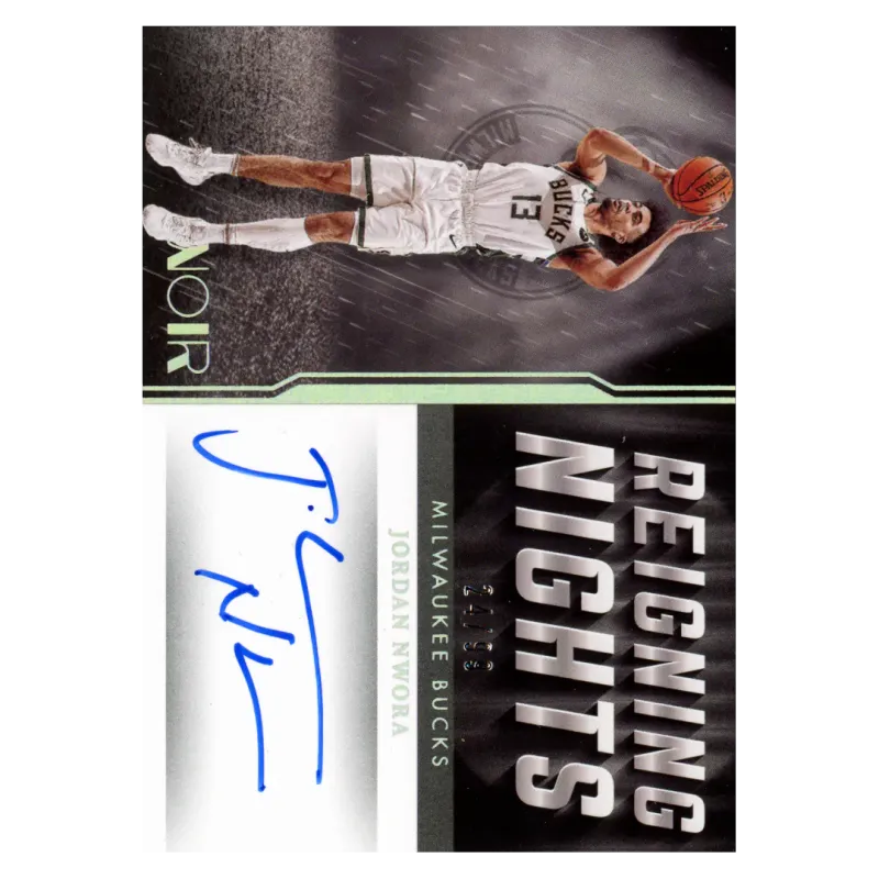 2021 Jordan Nwora Auto /99 #RN-JNW Panini Noir