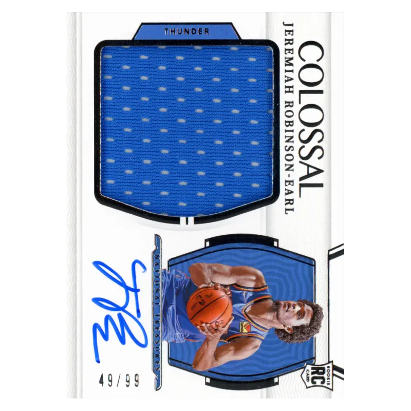 2021 Jeremiah Robinson-Earl Auto /99 #CM-JRE Panini National Treasures