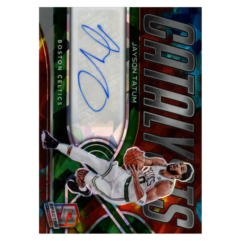 2021 Jayson Tatum Auto /15 #CAS-JTA Panini Spectra