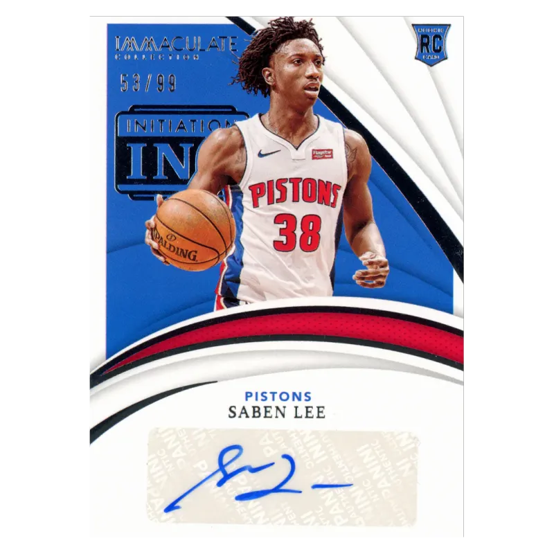 2020 Saben Lee Auto /99 #INI-SLE Panini Immaculate