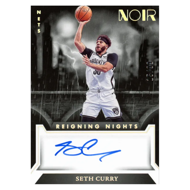2022 Seth Curry Auto /99 #RNS-SCU Panini Noir