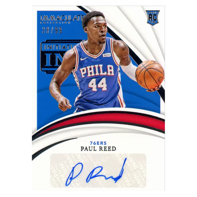 2020 Paul Reed Auto /99 #INI-PRD Panini Immaculate