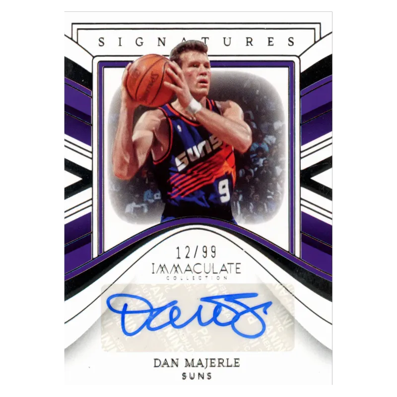 2022 Dan Majerle Auto /99 #IMS-DAN Panini Immaculate