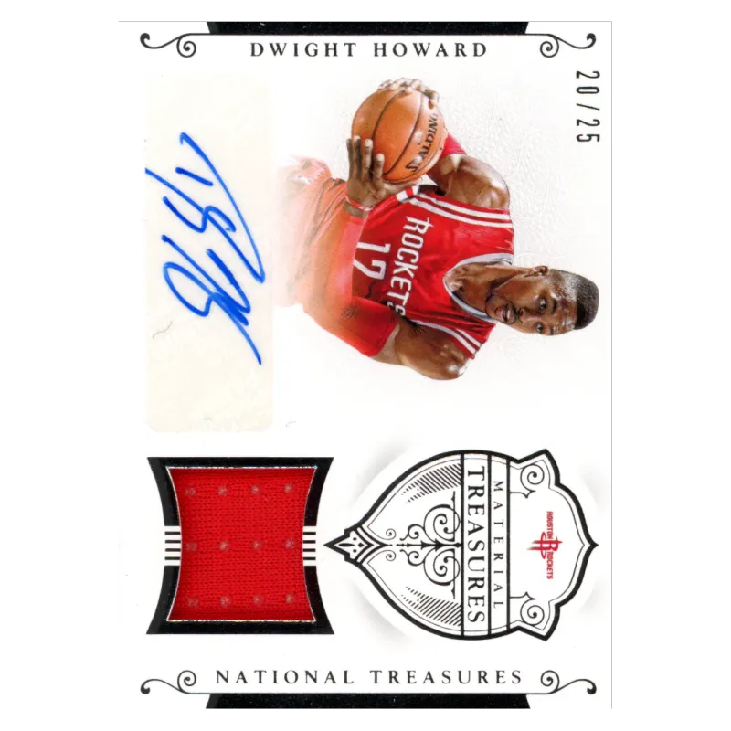 2014 Dwight Howard Auto /25 #MTS-DH Panini National Treasures
