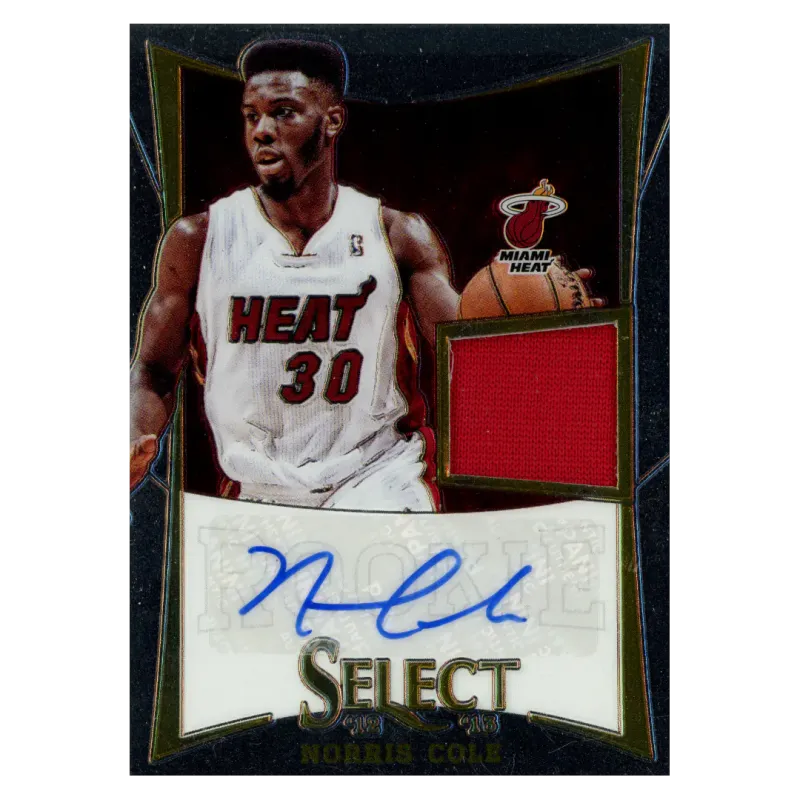 2012 Norris Cole Auto /249 #260 Panini Select