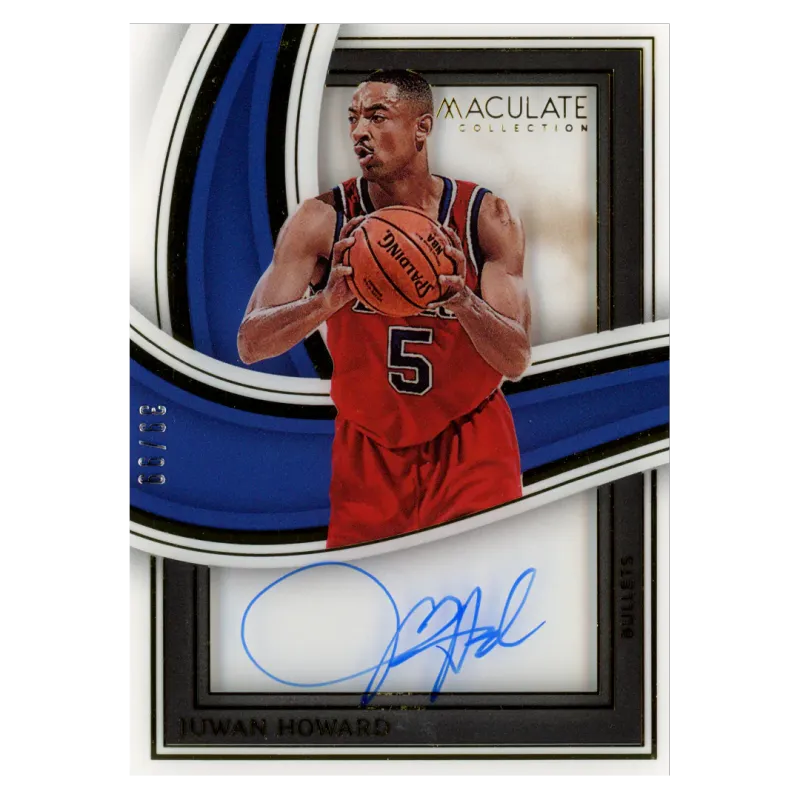 2022 Juwan Howard Auto /99 #SBS-JHW Panini Immaculate