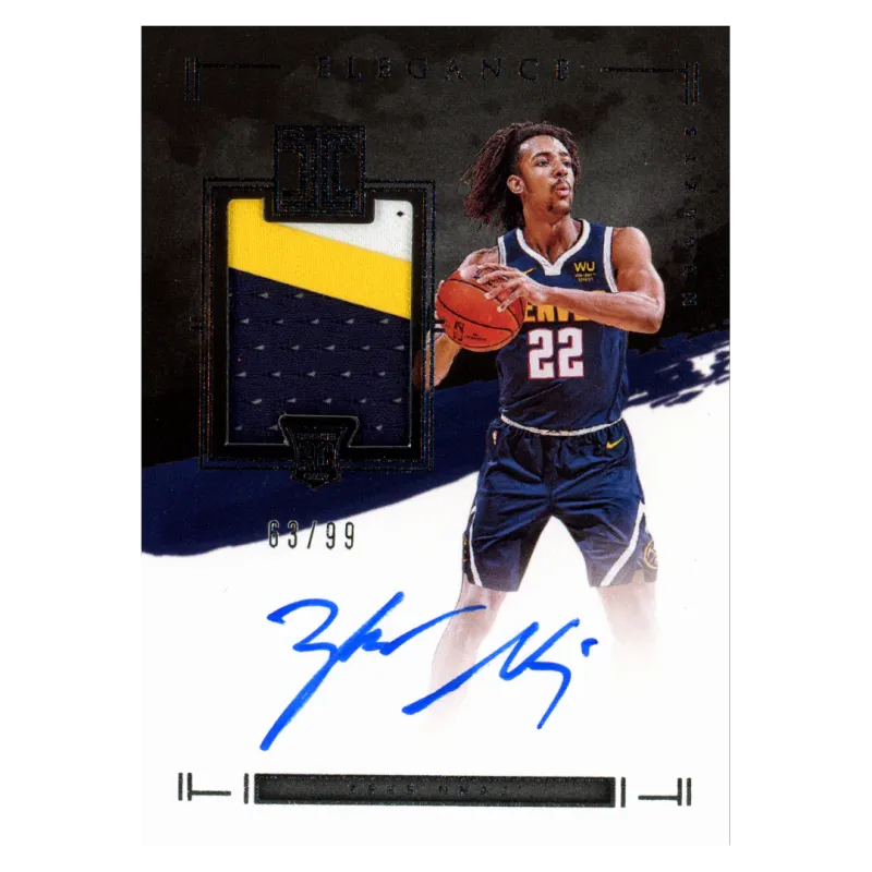 2020 Zeke Nnaji Auto /99 #119 Panini Impeccable