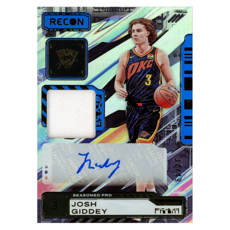 2023 Josh Giddey Auto /49 #SPA-GID Panini Recon