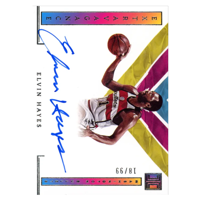 2022 Elvin Hayes Auto /99 #EA-EVH Panini Impeccable