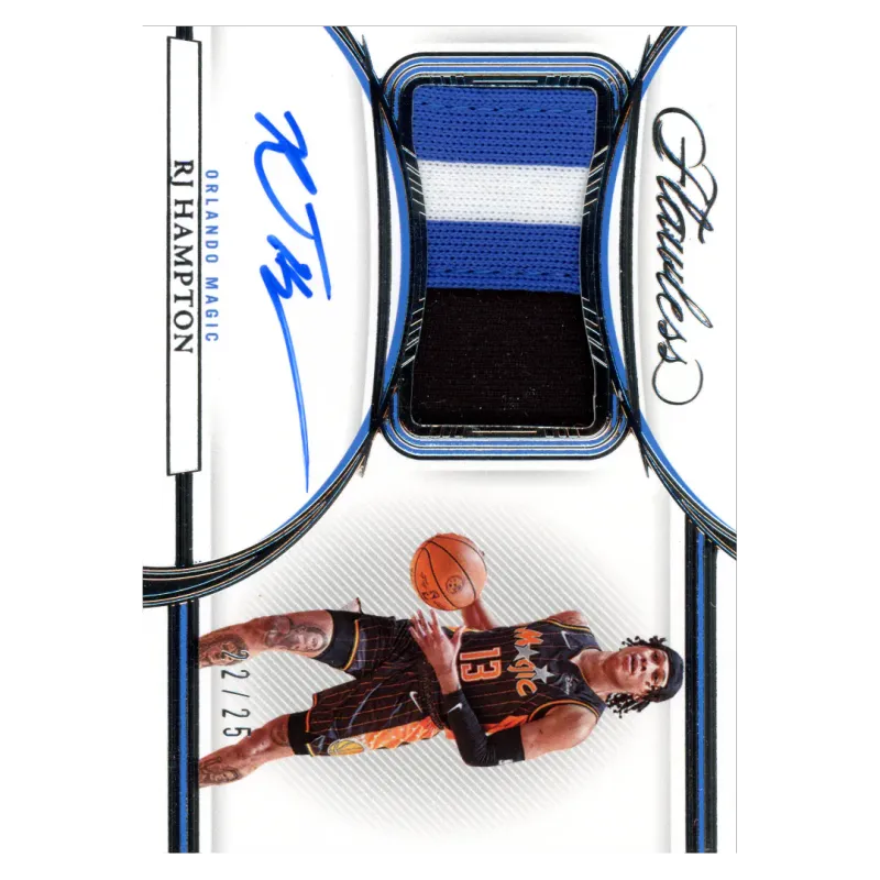 2021 R.J. Hampton Auto /25 #HPA-RJH Panini Flawless