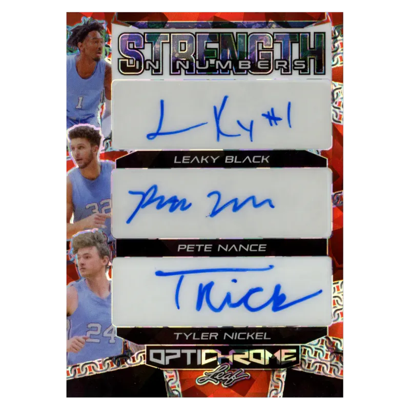 2023 Leaky Black / Pete Nance / Tyler Nickel Auto /3 #S3-01 Leaf Chrome