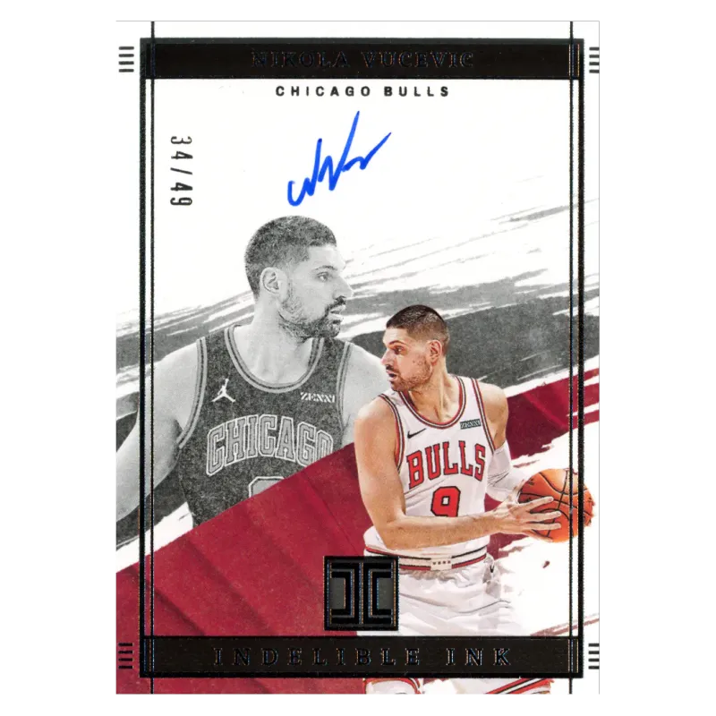 2021 Nikola Vucevic Auto /49 #ID-NVC Panini Impeccable