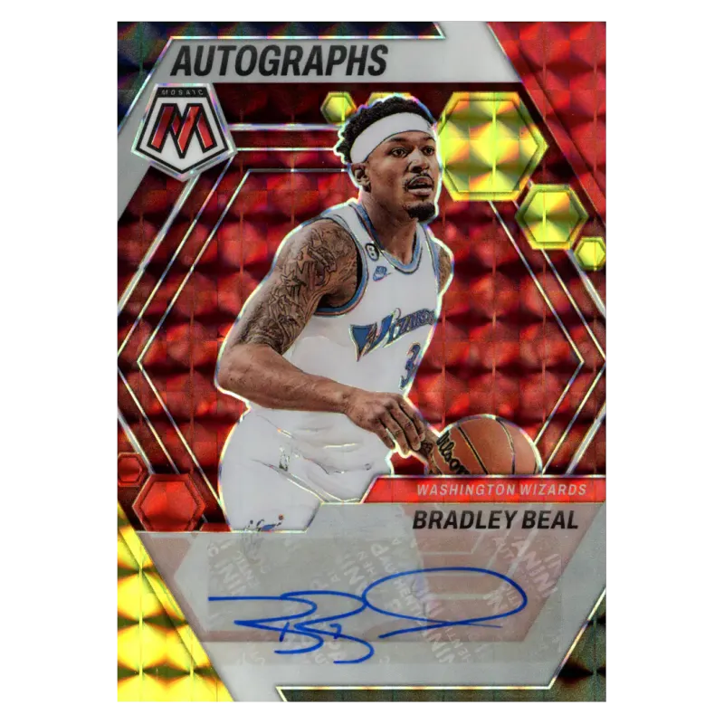 2022 Bradley Beal Auto #AM-BEA Panini Mosaic