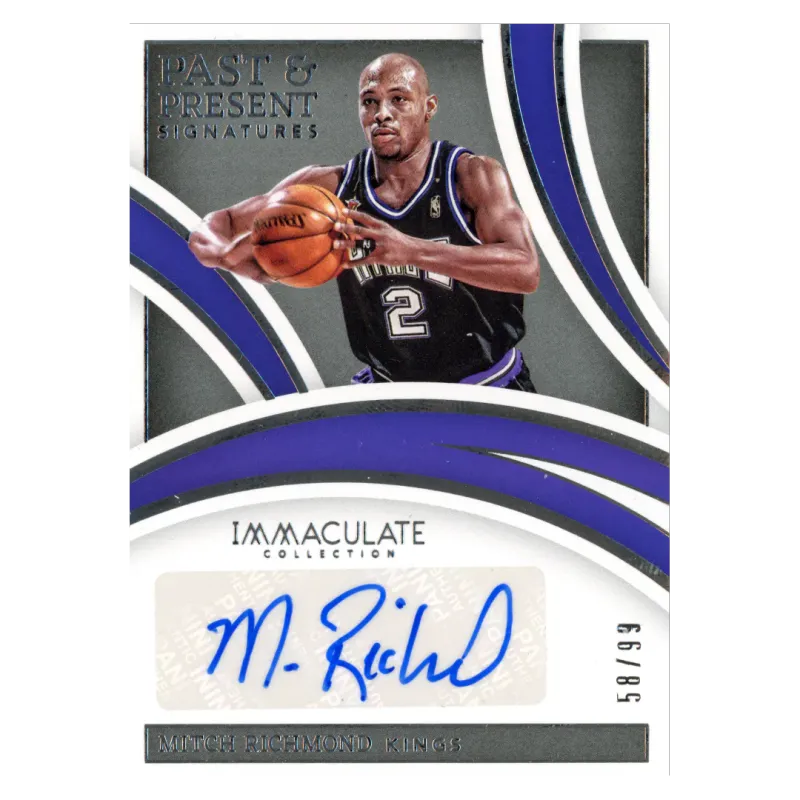 2021 Mitch Richmond Auto /99 #IPP-MRM Panini Immaculate
