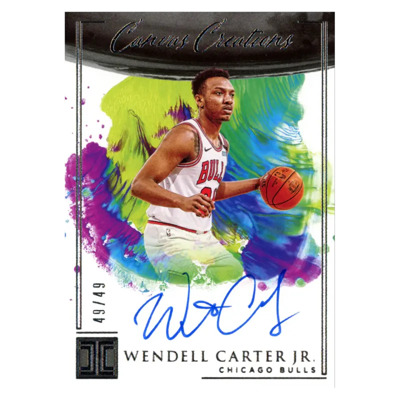 2020 Wendell Carter Jr. Auto /49 #CC-WCJ Panini Impeccable