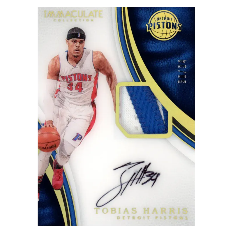 2016 Tobias Harris Auto /34 #P-TH Panini Immaculate