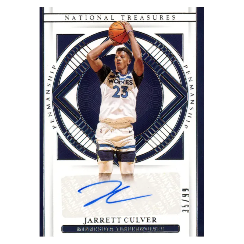 2020 Jarrett Culver Auto /99 #PEN-JCV Panini National Treasures