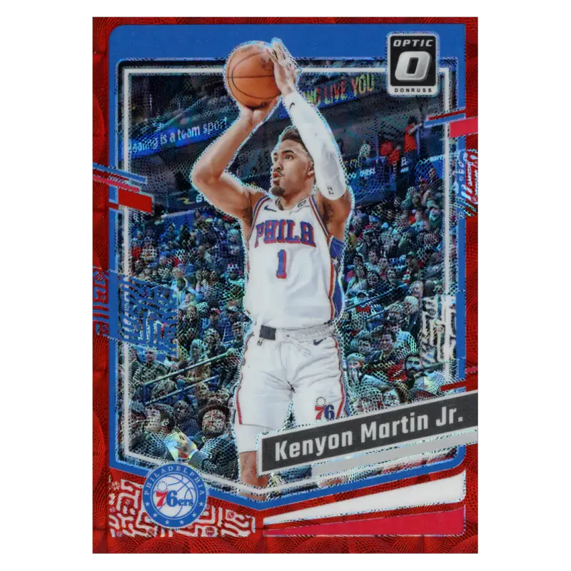 2023 Kenyon Martin JR. Red Circle #132 Panini Optic