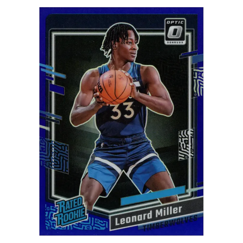 2023 Leonard Miller Purple #234 Panini Optic