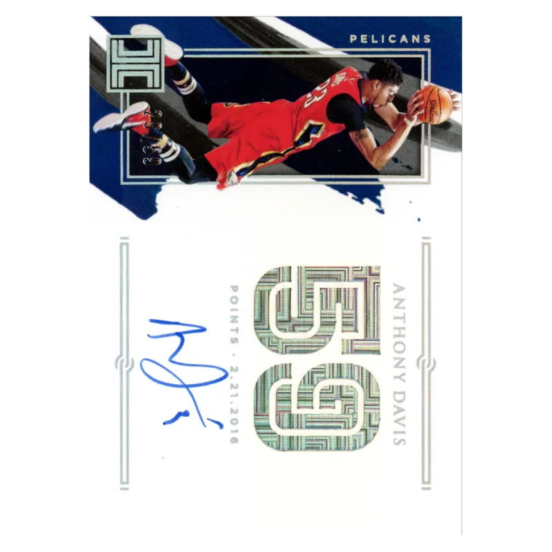 2020 Anthony Davis Auto /59 #IS-ADV Panini Impeccable