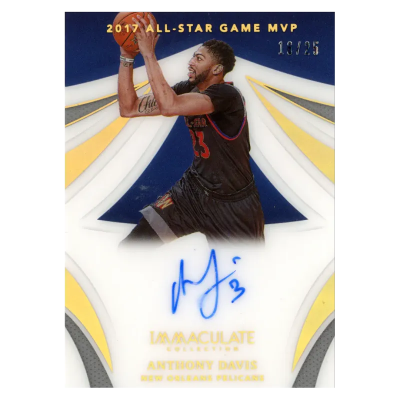 2020 Anthony Davis Auto /25 #IAW-ADV Panini Immaculate