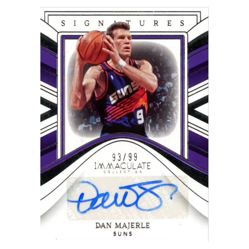 2022 Dan Majerle Auto /99 #IMS-DAN Panini Immaculate