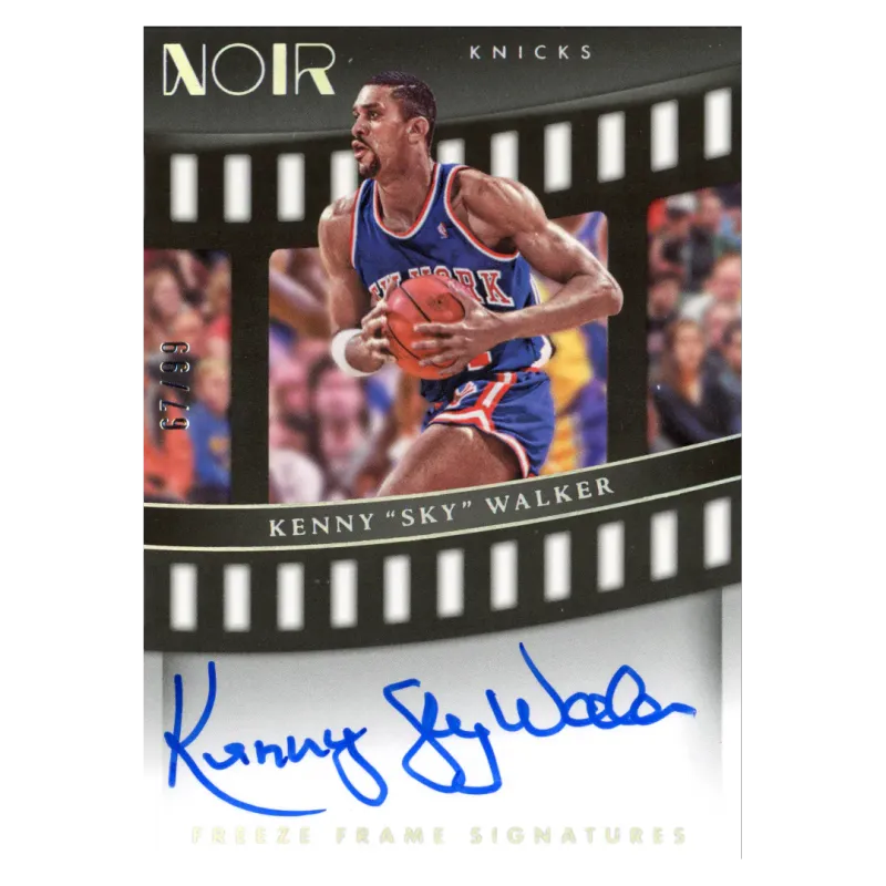 2022 Kenny Walker Auto /99 #FRF-KSW Panini Noir