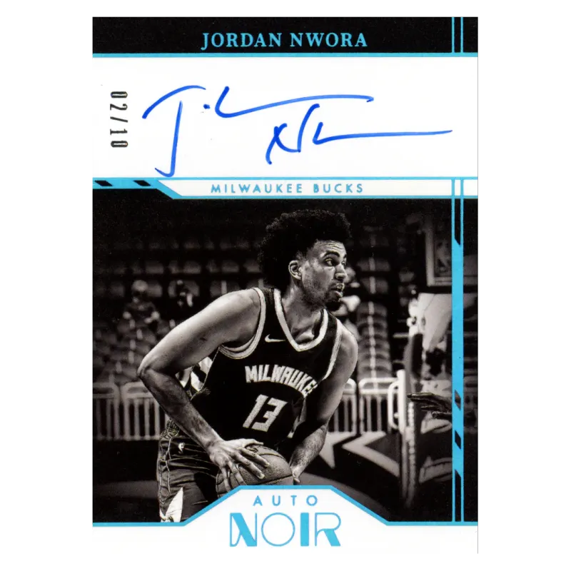 2021 Jordan Nwora Auto /10 #ANB-JNW Panini Noir