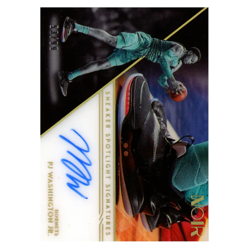 2020 PJ Washington Jr. Auto /99 #SSP-PJW Panini Noir