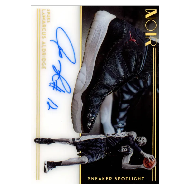 2018 LaMarcus Aldridge Auto /99 #SNS-LA Panini Noir