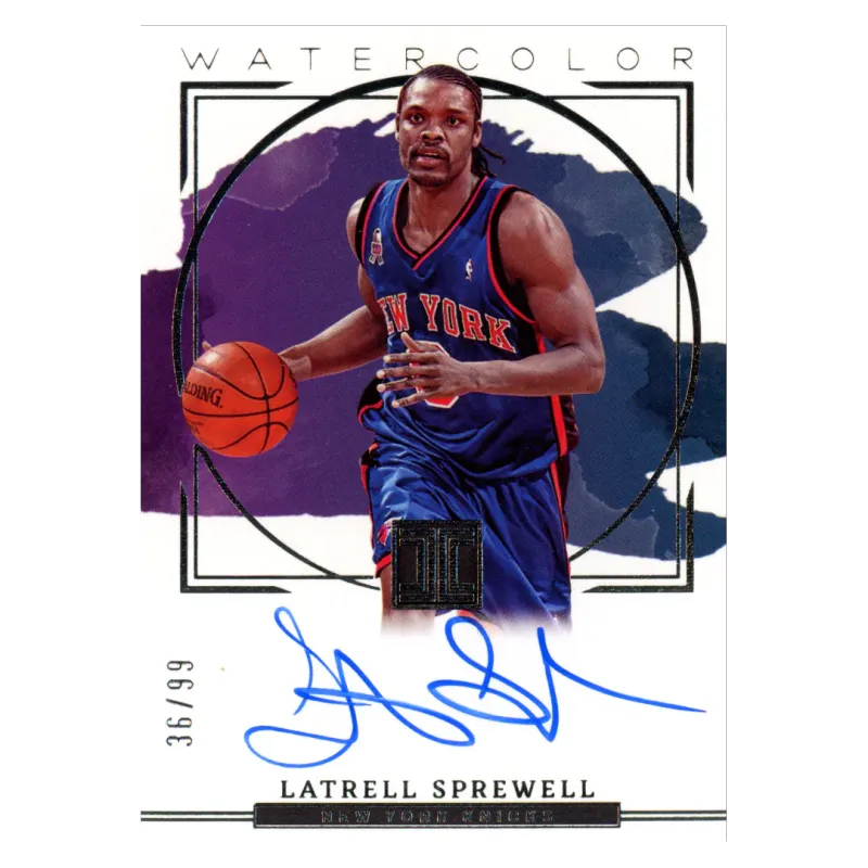 2022 Latrell Sprewell Auto /99 #WCS-LSW Panini Impeccable